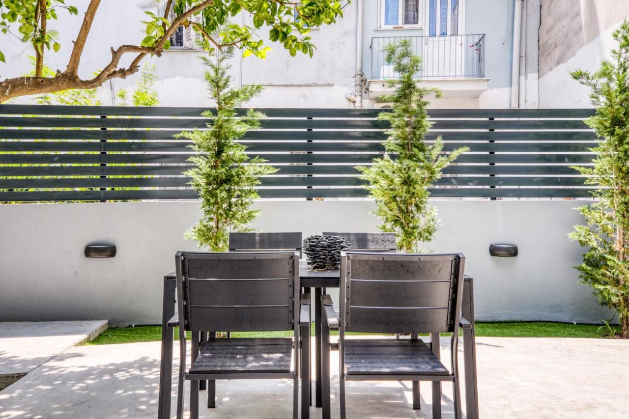Spacious Flat With Courtyard And Private Parking! Athén Kültér fotó
